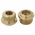 Pinpoint SCB0833X .43 x 24 in. Thread Brass Stainless Steel Seat- 10 PI3257744